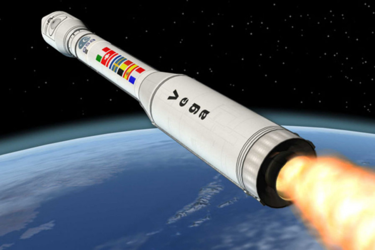 Во Франции запустили ракету Vega с украи…