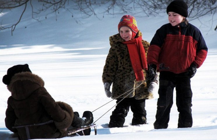 Житомирские школьники будут гулять зимой…