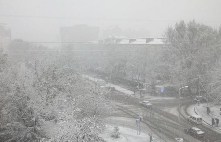 На Західну Україну прийшла зима…
