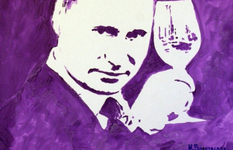У русской художницы украли портрет Путин…