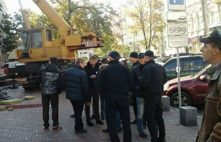 В центре Киева подрались рестораторы, ко…