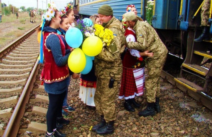 В Одесской области встретили военнослужа…