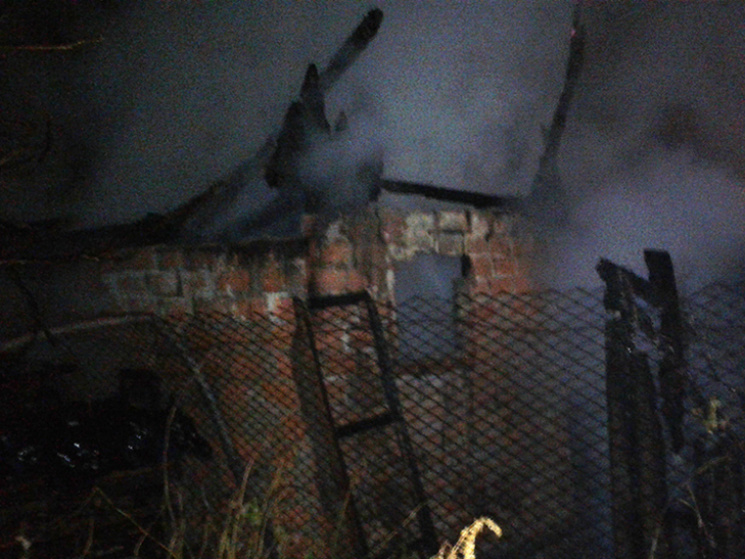 У Полтаві спалахнув господарчий будинок…