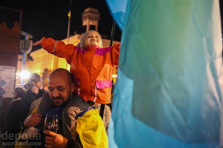 Як українці святкували Томос на Майдані…