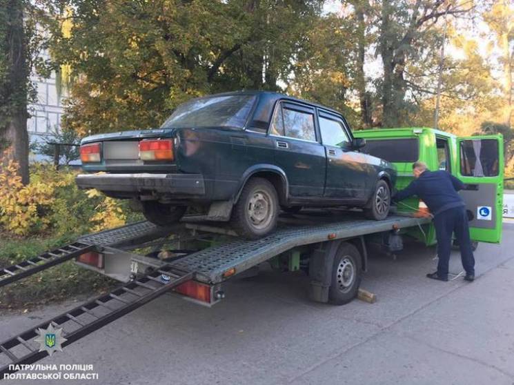 Вихідними у Полтаві спіймали вісьмох вод…