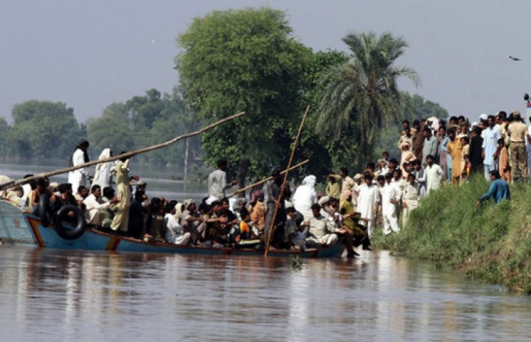 Масштабное наводнение в Индии и Пакистан…