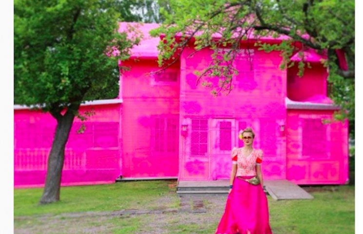 Как в Швеции создали розовый дом для беж…
