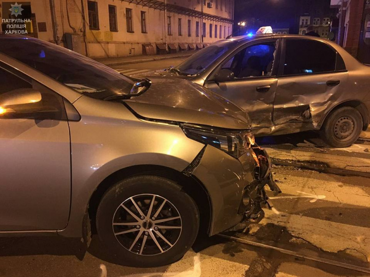 Наглый таксист устроил ДТП в Харькове…