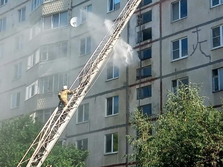 В Харькове горела девятиэтажка…