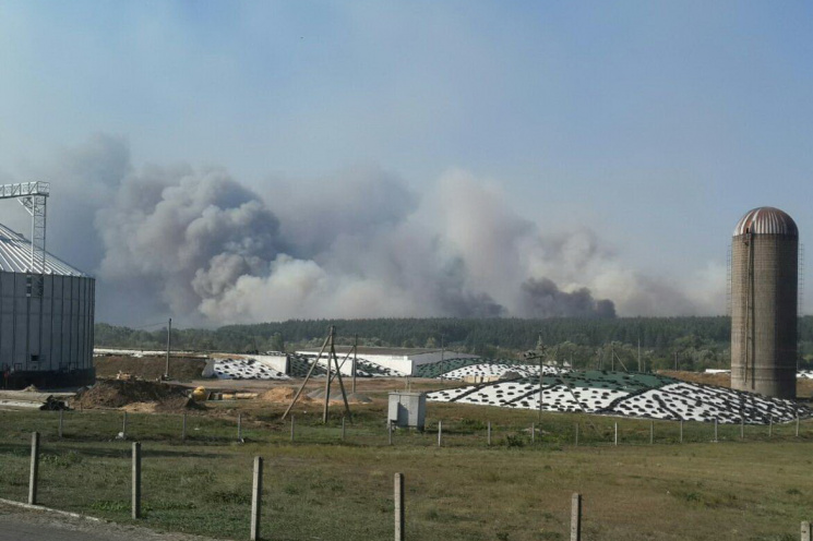 Масштабный пожар на Харьковщине: Продолж…