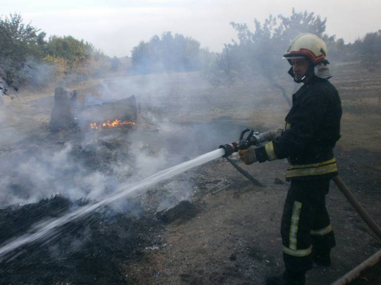 На Полтавщині гасили масштабну пожежу пр…