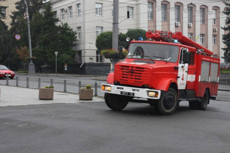 У Вінниці рятувальники "погасили пожежу"…