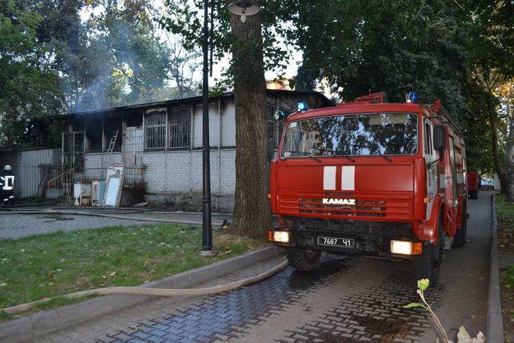 В Одесі сталася пожежа на території ліка…