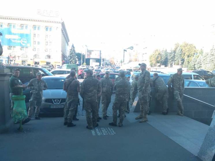 В центре Харькова усилена охрана полиции…